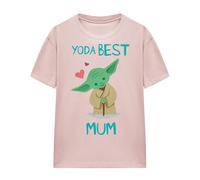 Star Wars Womens/Ladies Best Mum Yoda Mothers Day T-Shirt (Pink) - Size 2XL