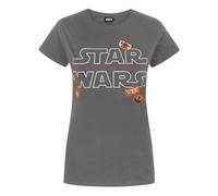 Star Wars Womens/Ladies The Last Jedi Badges T-Shirt / N/A N/A NS4746