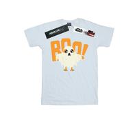 Star Wars Womens/Ladies The Last Jedi Halloween Ghost Porg Cotton Boyfriend T-Shirt - White - White - M