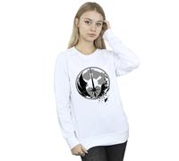 Star Wars Women's Obi-Wan Kenobi Fractured Logos Sweatshirt in White | Size: Small Star Wars White S