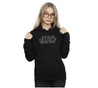 Star Wars Women's Paisley Logo Hoodie in Black | Size: Medium Star Wars Black M