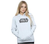 Star Wars Women's Paisley Logo Hoodie in Grey | Size: Small Star Wars Grey S
