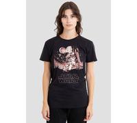 Star Wars Women's Pink Vintage Poster T-Shirt, Black | Size: Large Star Wars Black L