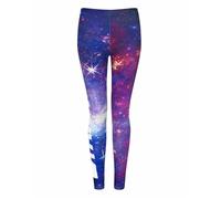 Star Wars Womens Purple Cosmic Leggings - Large