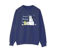 Star Wars Women's Seasons Greetings Sweatshirt in Navy | Size: 3XL Star Wars Navy 3XL