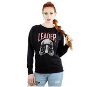 Star Wars Women's The Last Jedi Leader Helmet Sweatshirt in Black | Size: Small Star Wars Black S