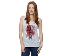 Star Wars Women's The Last Jedi Praetorian Guard Brushed Vest Large Sport Grey