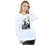 Star Wars Women's The Last Jedi Rey Sweatshirt in White | Size: XL Star Wars White XL