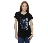 Star Wars Women's The Mandalorian Bo Katan Helm Cotton T-Shirt in Black | Size: Small Star Wars Black S