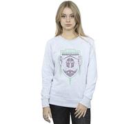 Star Wars Women's The Mandalorian Fierce Warrior Patch Sweatshirt in Grey | Size: Medium Star Wars Grey M