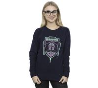 Star Wars Women's The Mandalorian Fierce Warrior Patch Sweatshirt in Navy | Size: XL Star Wars Navy XL