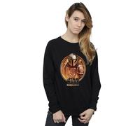 Star Wars Women's The Mandalorian Framed Sweatshirt in Black | Size: XL Star Wars Black XL