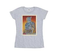 Star Wars Women's The Mandalorian Paz Vizla Card Cotton T-Shirt in Grey | Size: 2XL Star Wars Grey 2XL