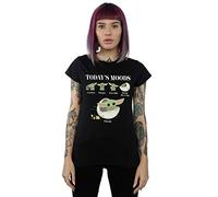 Star Wars Women's The Mandalorian The Child Moods T-Shirt Black XX-Large