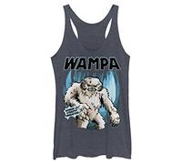 Star Wars Women's Wampa Cave Shirt, Navy Blue Heather, Small