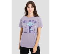 Star Wars Women's Yoda Be Mine You Will? T-Shirt, Soft Lavender | Size: Small Star Wars Lavender S