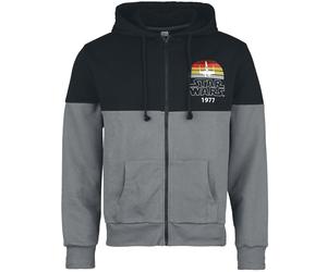 Star Wars X- Wing - 1977 Hoodie Jacket grey black S