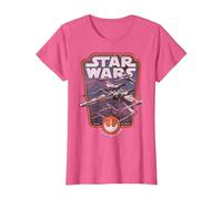 Star Wars X-Wing Red Squadron Graphic T-Shirt T-Shirt, Women, Pink Heather, Large