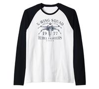 Star Wars X-Wing Squad 1977 Rebel Fighters Raglan Baseball Tee