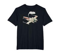 Star Wars X-Wing Starfighter are We There Yet T-Shirt, Men's Big and Tall, Black, 6X Tall