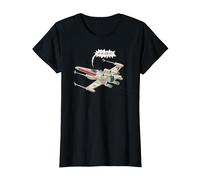 Star Wars X-Wing Starfighter are We There Yet T-Shirt, Women, Black, 3X-Large