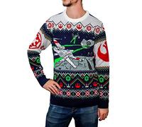 Star Wars X-Wing v TIE Fighter Ugly Christmas Jumper (Size: XL)