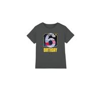 Star Wars Xwing 6th Birthday Space Unisex Kids T Shirt, Charcoal, 5-6 Years