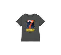 Star Wars Xwing Pilot 7Th Birthday Space Kids T-Shirt Charcoal | Size: 3-4 Years Star Wars Charcoal 3-4 Years