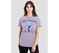 Star Wars Women's Yoda Be Mine You Will? T-Shirt, Soft Lavender | Size: XL Star Wars Lavender XL