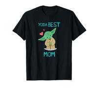 Star Wars Yoda Best Mom Hearts Mother's Day T-Shirt