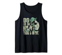 Star Wars Yoda Do or Do Not There is No Try Vintage Style Tank Top