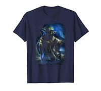 Star Wars Yoda Great Warrior T-Shirt, Men, Navy Blue, 4X-Large
