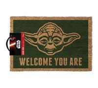 STAR WARS YODA WELCOME YOU ARE MAT OFFICIAL DOORMAT 60 X 40 CM COIR PVC BACK