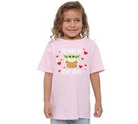 Star Wars You Make My Heart Grogu Girls T Shirt, Pink, 9-10 Years