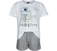 Star Wars You R2 Cute Pyjama white grey XXL