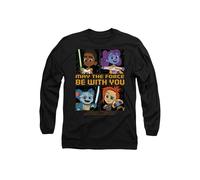 Star Wars Young Jedi Adventure Among the Stars Long Sleeve T-Shirt, Black Star Wars Black XXL