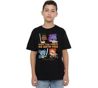 Star Wars Young Jedi Adventure Among The Stars Unisex Kids T Shirt, Black, 3-4 Years