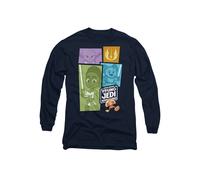 Star Wars Young Jedi Adventure Blocks Long Sleeve T-Shirt, Navy Navy