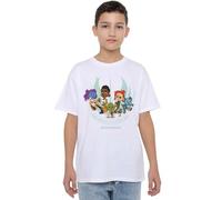 Star Wars Young Jedi Adventure Force is with Us Unisex Kids T Shirt, White, 3-4 Years