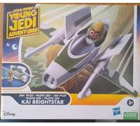 Star Wars: Young Jedi Adventures Jedi Pilot Kai Brightstar 4-Inch Scale Action Figure Ship Toys Preschool Toys for 3 Year Old Boys & Girl
