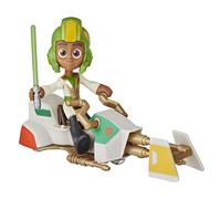 Star Wars Young Jedi Adventures - Kai Brightstar Figure and Speeder Bike