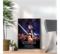 Star WarsVI Return of Jedi, 80s Movie Print Vintage Nostalgic Film Poster, A4 and A3 Size Frame Options, Home, Pub, Café, Bar Decor Wall Art Print, House gift for movie lovers (A3 Print Only)