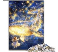 Star Whale Jigsaws Puzzles 1000 Pieces for Adults Gifts, Relax Games Enhance Love between Couples for Age 14 (50x75cm)