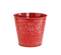 Star Zinc Bucket 21Cm 3 Pack - Red