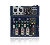 STARAUDIO Professional Audio Mixer, 4-K Mixer with USB Audio Interface, Stereo Equalizer, 16 DSP Effects, Ideal for Stage, Live Gigs and Karaoke SPMX4002B