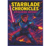 Starblade Chronicles: A Coloring Odyssey: An Epic Sci-Fi Coloring Adventure for Kids Featuring Space Heroes, Laser Battles, Alien Worlds & Futuristic Tech
