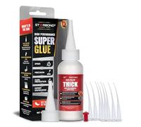 Starbond Premium Grade Cyanoacrylate (CA) Super Glue, Gap Filler Thick 2000 CPS Viscosity Adhesive for Carpentry, Woodworking, Hobby Models, Archery Fletching 2 oz
