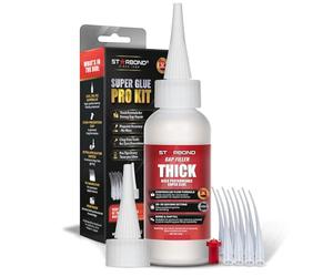 Starbond Premium Super Glue | Cyanoacrylate Glue Thick 2000 CPS | CA Glue Gap Filler Adhesive | Waterproof Super Glue All Purpose for Wood Metal Crafts | Superglue General Strong Bonding | 2 oz