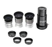 Starboosa Complete Telescope Eyepiece Set - Multi-Coated Optics - 1.25 inch Eyepiece Set with 4mm, 10mm, 20mm Lenses, 5X Barlow Lens, 2 Moon Filters, 2 Polarizing Filters