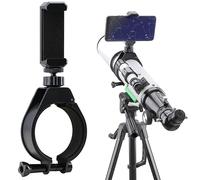 Starboosa Telescope Smartphone Star Finder Bracket - Telescope Phone Adapter & Barrel Hoop - for Stargazing & Landscape Viewing
